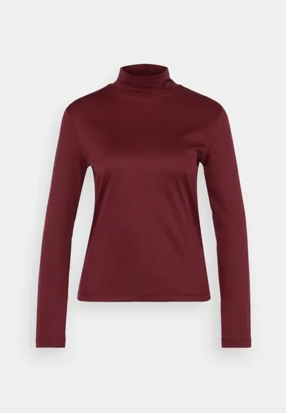Водолазка Lacoste Long-sleeve, бордовый