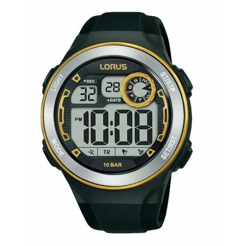 Наручные часы Lorus R2379NX9, черный, желтый