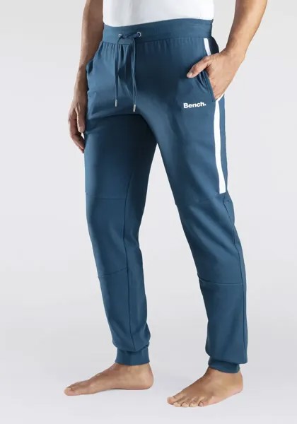 Bench Спортивные брюки для домашней одежды с манжетами на концах штанин Bench Loungewear, цвет Petrol