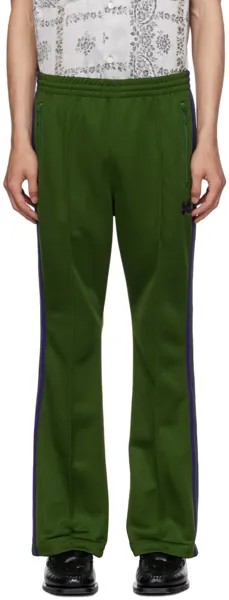 Зеленые спортивные брюки на шнурке Ivy NEEDLES