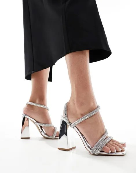 SIMMI London – Elanaa – Босоножки на блочном каблуке с украшенными ремешками SIMMI Shoes