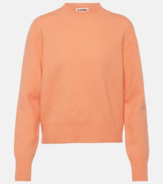 Шерстяной свитер Jil Sander, оранжевый