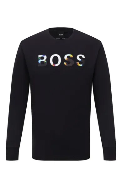 Хлопковый лонгслив BOSS