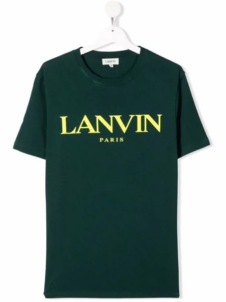 LANVIN Enfant футболка с логотипом