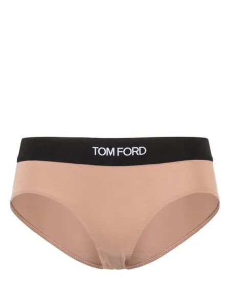 TOM FORD трусы-брифы с логотипом, нейтральный цвет