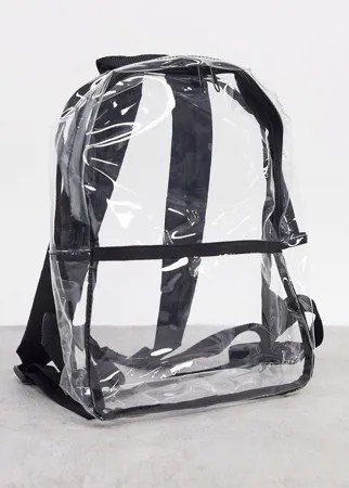 Прозрачный мини-рюкзак из пластика ASOS DESIGN