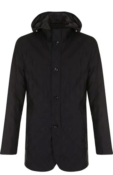 Двусторонняя шелковая куртка на молнии с капюшоном Kiton