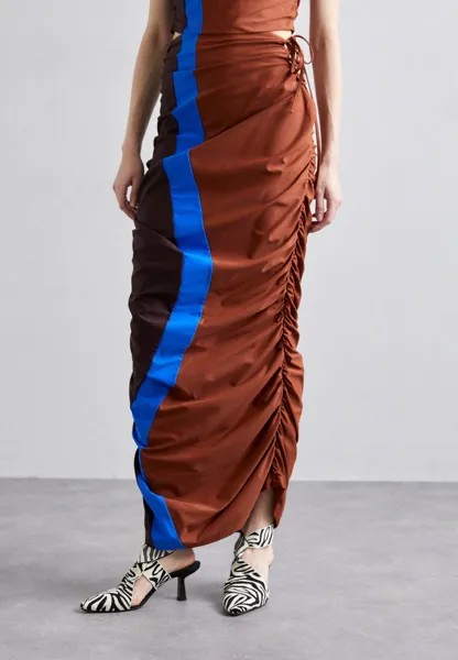 Юбка длинная Elshadai Skirt Ahluwalia, коричневый