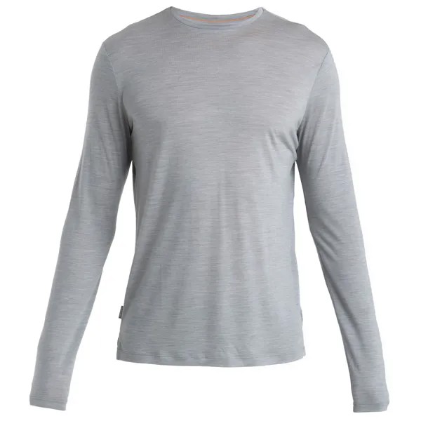 Рубашка из мериноса Icebreaker Merino 125 Cool Lite Sphere III L/S Tee, цвет Metro Heather