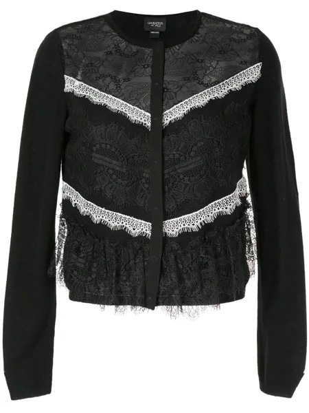 Giambattista Valli кардиган с кружевными вставками