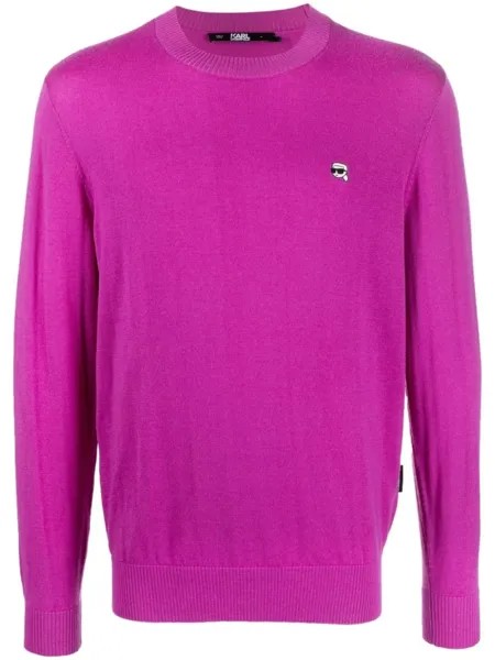 Джемпер Ikonik 2.0 Karl Lagerfeld, фиолетовый