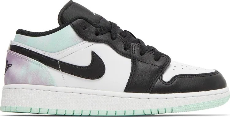 Кроссовки Air Jordan 1 Low SE GS Tie Dye, белый