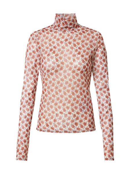Лонгслив LEVI'S  SECONDSKIN MOCKNECK, цвет Red/White