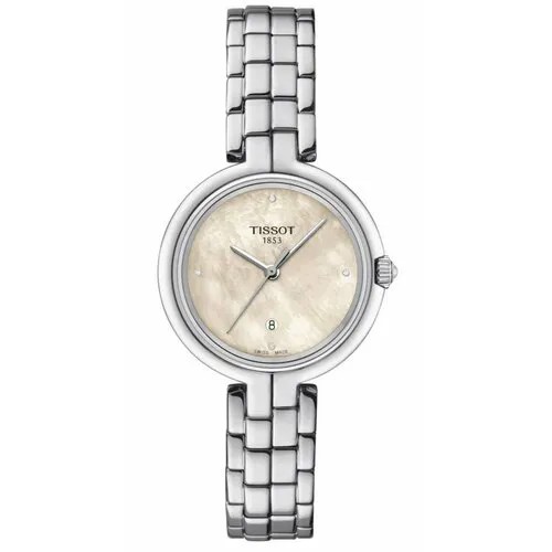 Наручные часы TISSOT, серебристый, белый