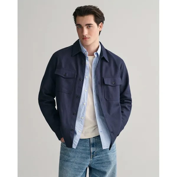 Рубашка Gant Heavy Twill, синий