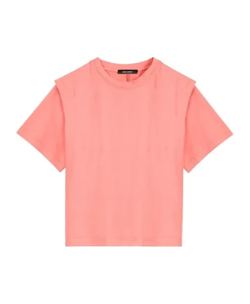 Хлопковая футболка Isabel Marant Eoil Zelitos Isabel Marant Étoile, розовый