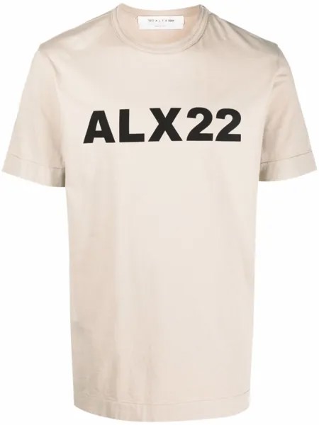 1017 ALYX 9SM футболка с логотипом, нейтральный цвет