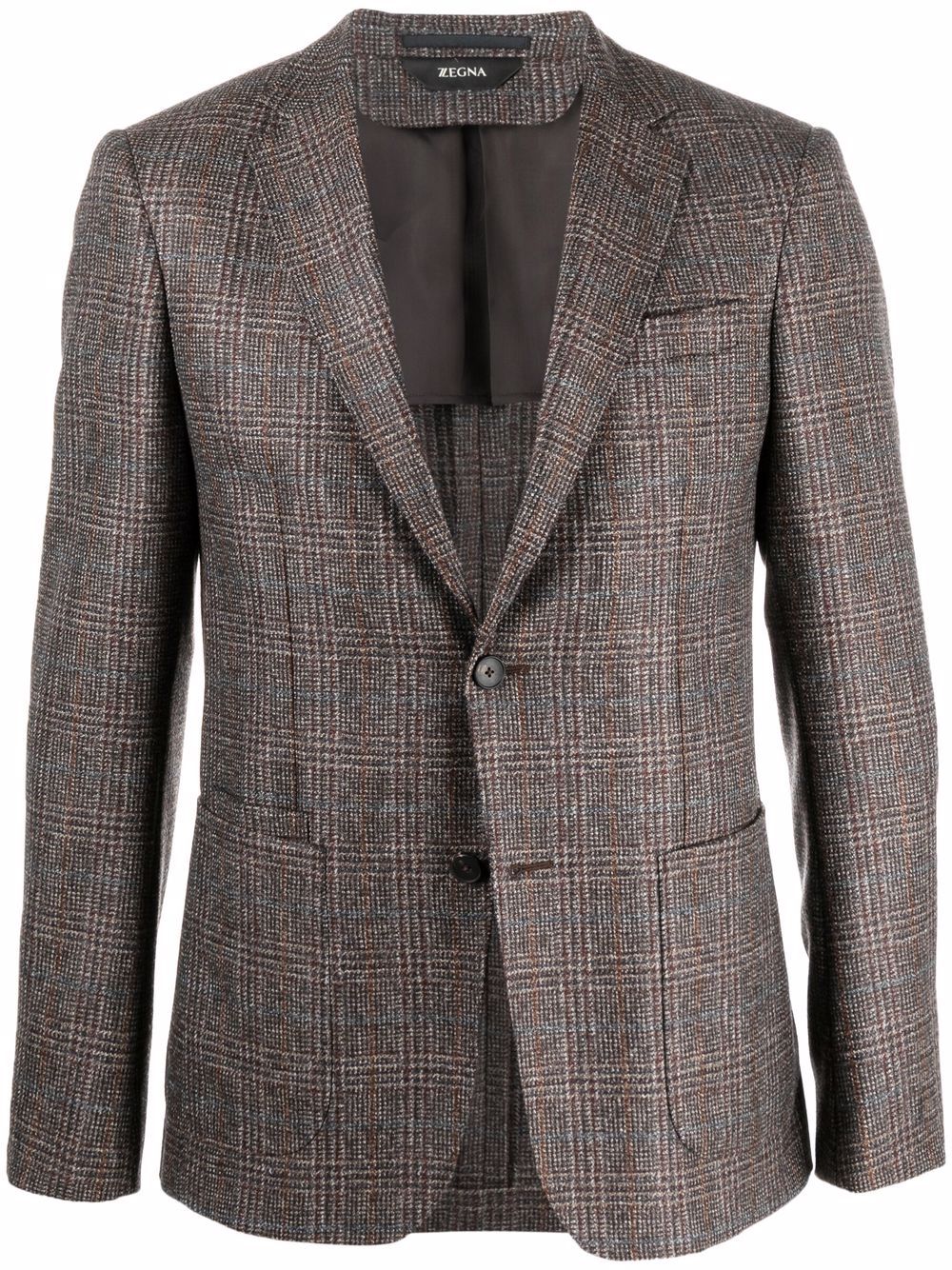 Z Zegna пиджак в клетку