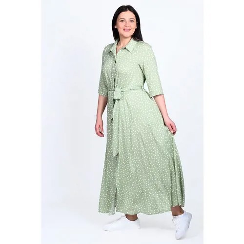Платье SVESTA, размер 56, зеленый