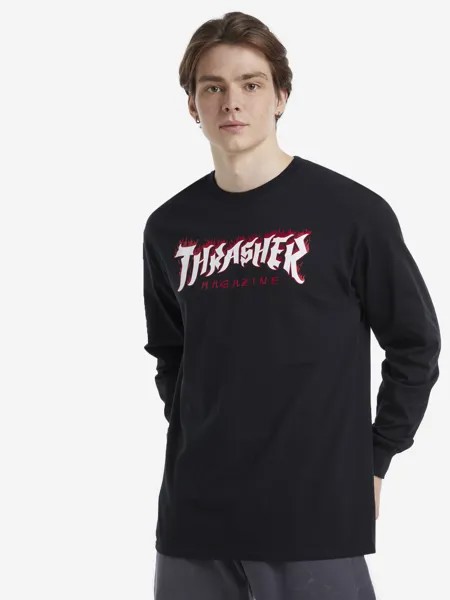 Лонгслив мужской Thrasher Possessed Logo, Черный