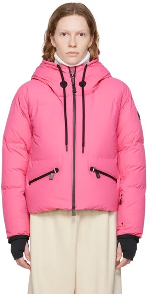 Розовый пуховик Allesaz Moncler Grenoble