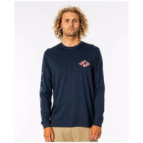 Лонгслив Rip Curl SWC MOTIF LS TEE, цвет 49 NAVY, размер S