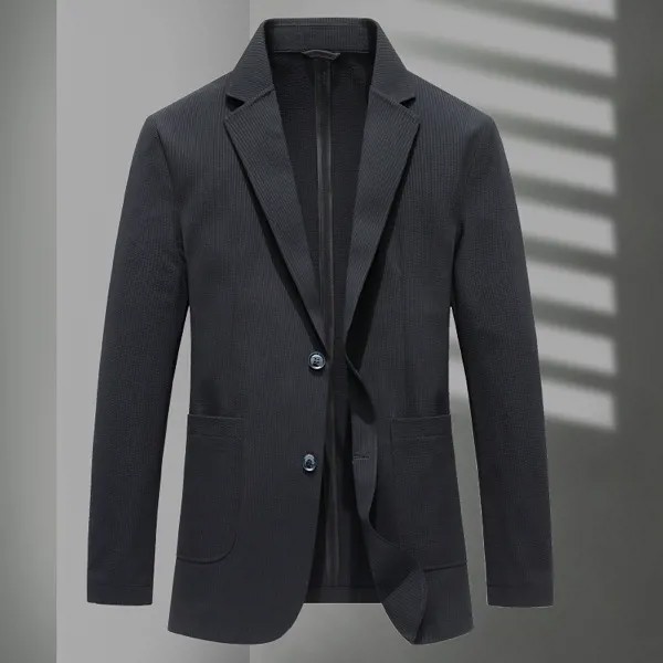 Новое поступление, мужской повседневный костюм в полоску, молодежное тонкое пальто, оптовая продажа от производителя, однобортные блейзеры...