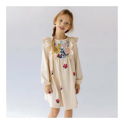 Платье детское Artie,цвет-молочный,размер 104