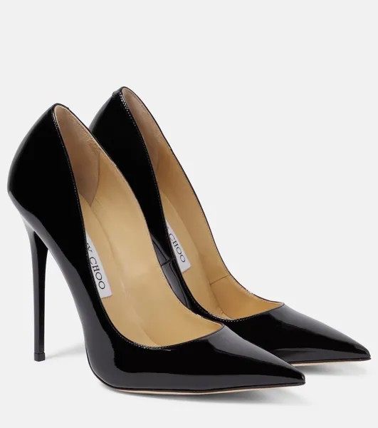 Туфли-лодочки Anouk из лакированной кожи Jimmy Choo, черный
