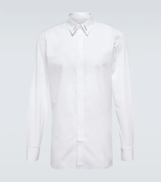 Рубашка из хлопкового поплина Givenchy, белый