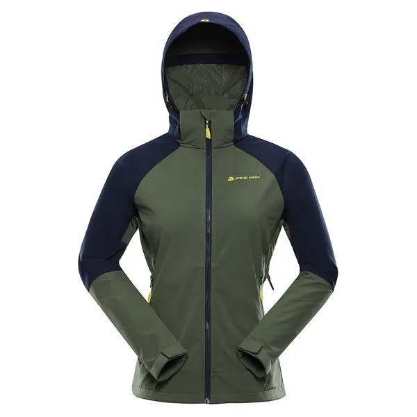 Спортивная куртка Alpine Pro Lanca softshell, зеленый