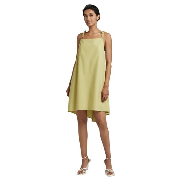 Короткое платье G-Star Para Simple Sleeveless, зеленый
