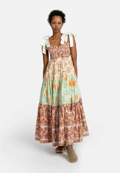 Платье макси Free People, разноцветный