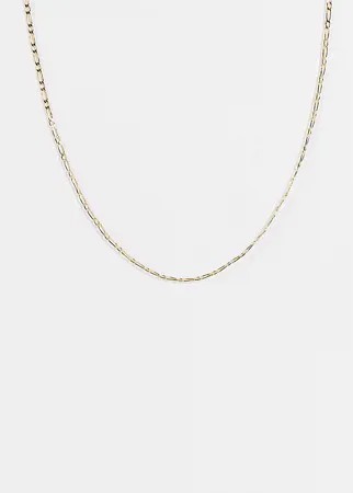 Позолоченное ожерелье-цепочка длиной 18 дюймов Orelia Figaro-Золотистый
