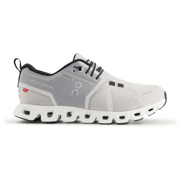 Кроссовки On Women's Cloud 5 Waterproof, цвет Glacier/White