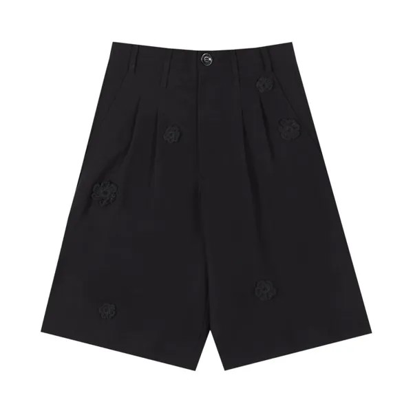 Шорты Song For The Mute Song for the Mute Single Pleated Shorts, черный