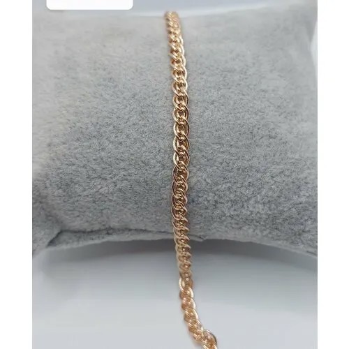 Браслет-цепочка FJ Fallon Jewelry, 1 шт., размер 18 см, золотистый