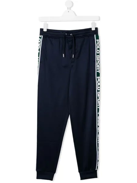 Ralph Lauren Kids спортивные брюки с лампасами и логотипом