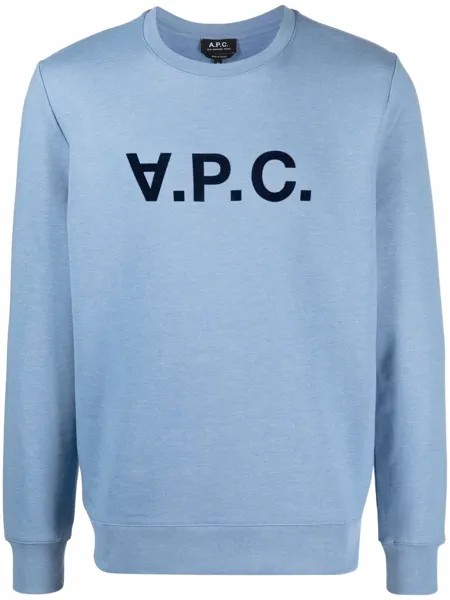 A.P.C. V.P.C. logo crew-neck sweatshirt