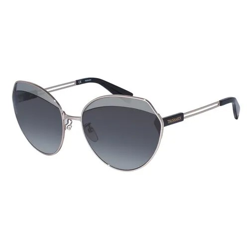Солнцезащитные очки TRUSSARDI, серый, серебряный