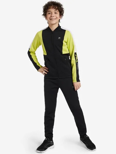 Костюм для мальчиков FILA, Черный, размер 164