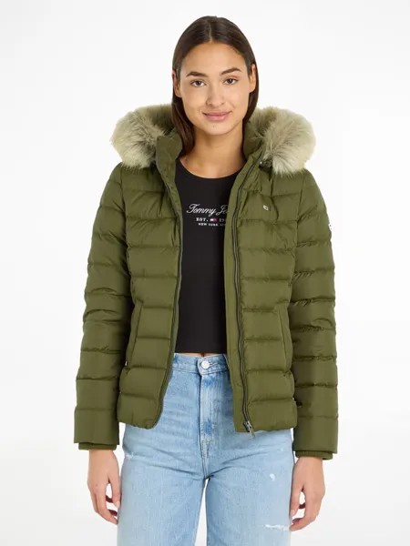 Пуховик Tommy Hilfiger, оливковый