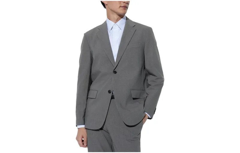 Деловой костюм мужской Uniqlo, серый