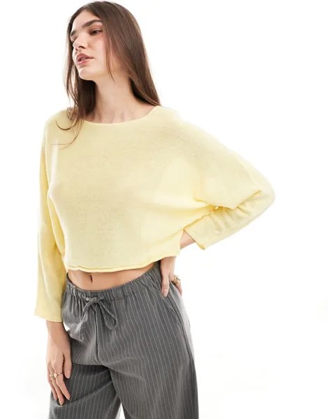 Stradivarius – свитер свободной вязки в деревенском стиле