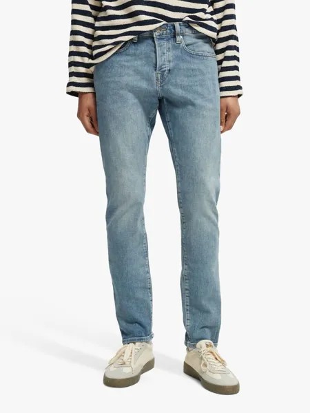 Джинсы приталенного кроя Scotch & Soda Ralston, 3625 - Голубой цвет