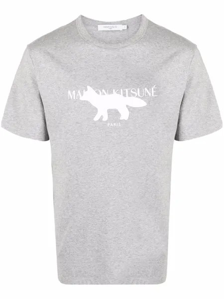 Maison Kitsuné fox motif cotton T-shirt