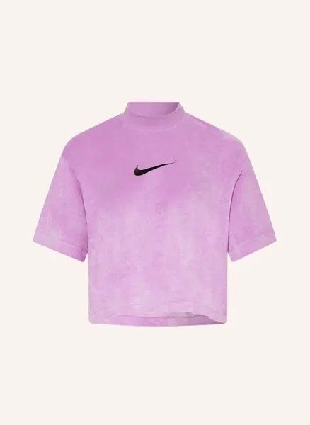 Укороченная рубашка Nike, фуксия
