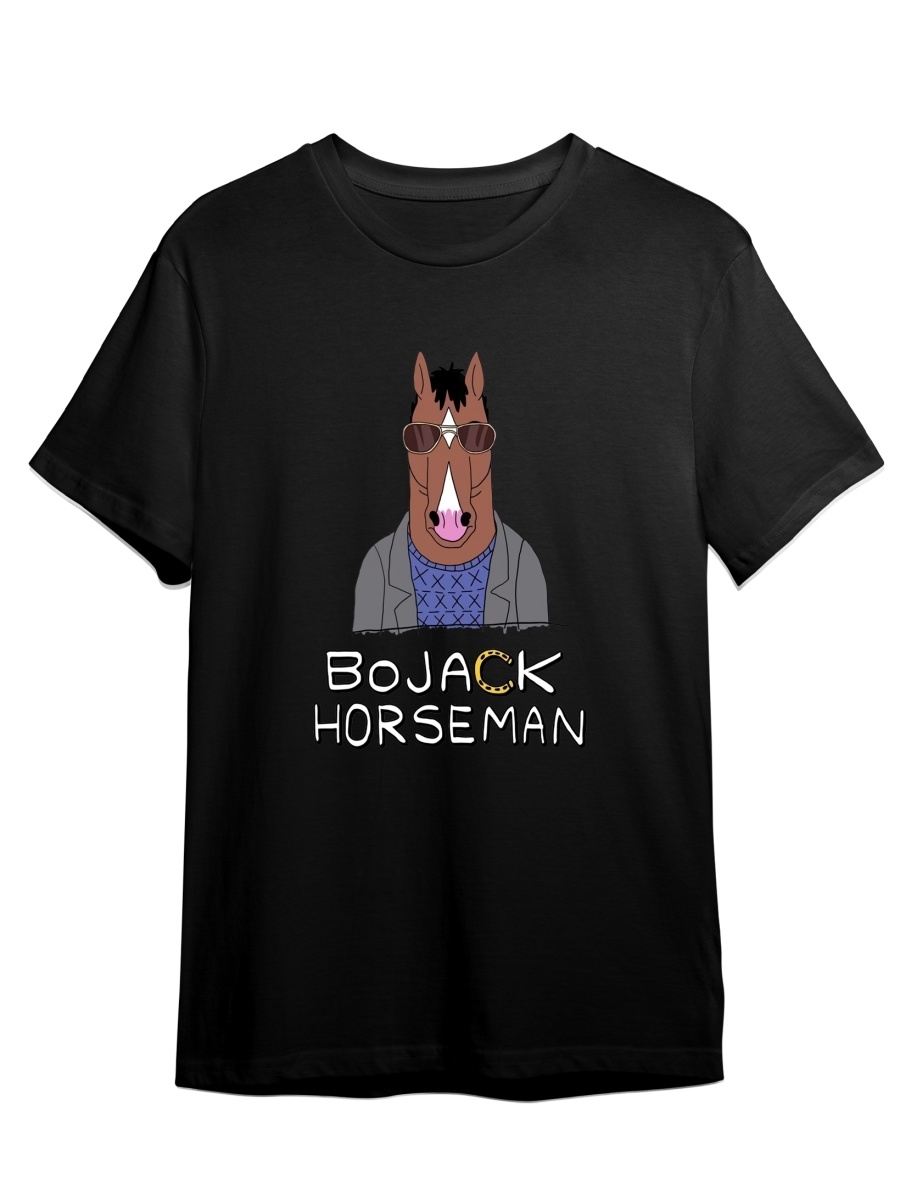 Футболка унисекс СувенирShop BoJack Horseman/Конь БоДжек/Мультсериал 5 черная L (48-50)