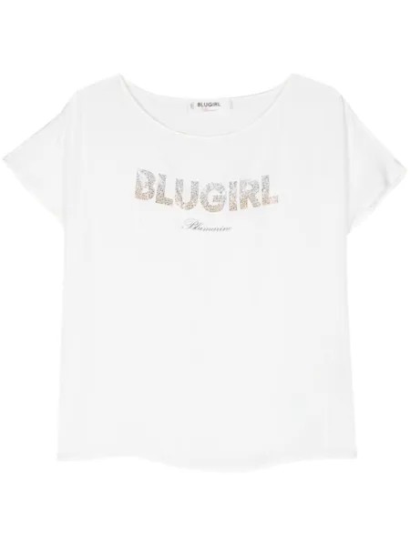Blugirl туника с кристаллами, белый
