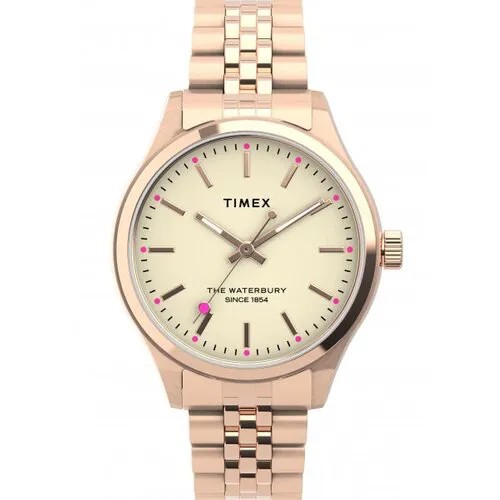 Наручные часы TIMEX Waterbury Waterbury Woman, золотой, бежевый